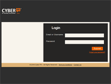 Tablet Screenshot of cyberpr.biz